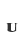 u