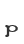 p