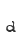 d