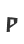 P