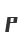 P