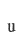 u