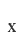 x