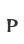 P