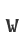 W