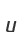 u