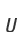 U