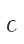 c