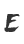 E