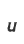 u