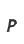 P
