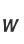 W