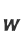 w