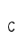 c