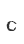 c