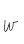 w