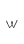 w